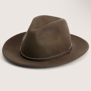 Will + Bear William Crushable Wool Travel Hat Brown Size Medium NWT Boho Vibes